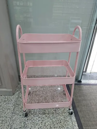 Vende-se carrinho organizador rosa