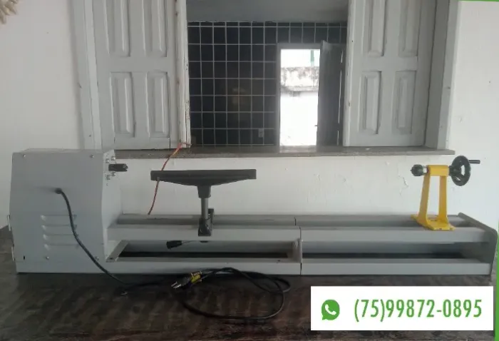 Torno Bancada Manual Para Madeira 400w Rztbm1000m1 Razi
