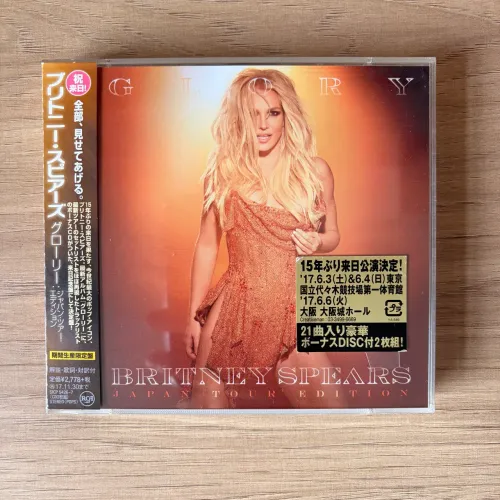 CD Britney Spears - Glory Japan Tour Edition - Raro