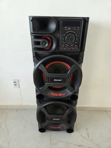 CAIXA DE SOM AMVOX 1500W