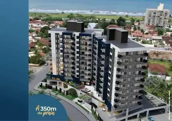 Ruy Barbosa Residencial Porto Novo, Caraguatatuba/SP Plantas com 1, 2 e 3 suítes Mets de
