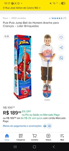 Pula pula Jump ball homem aranha