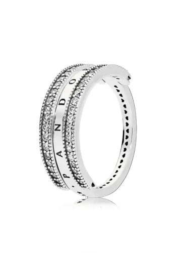 anel pandora prata aro 18'20