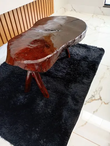 Mesa de centro rústica de luxo pra vida toda 