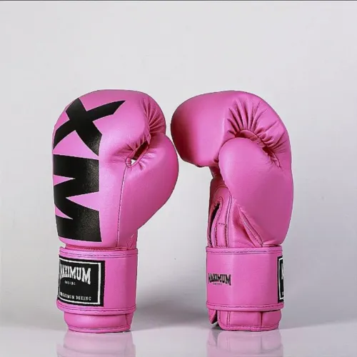 Luvas de Boxe e Muai Thay Maximum Rosa 