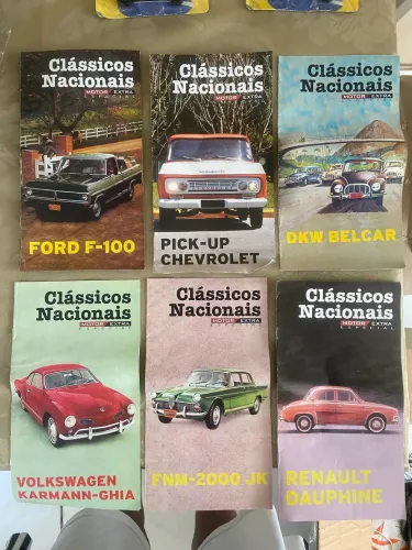 Carros nacionais coleção 