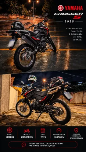 YAMAHA CROSSER S 2025 - BEM CONSERVADA