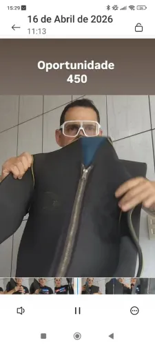 Roupa de mergulho 5 mm