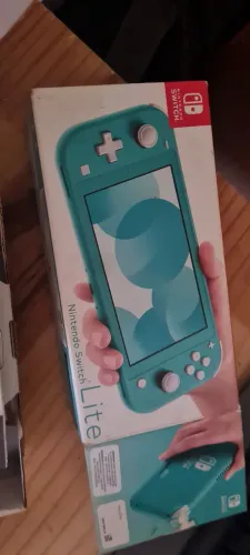 Caixa nintendo switch lite com berço