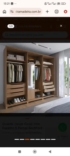 Guarda Roupa Casal da Móveis Província