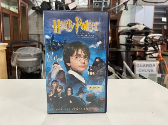 Fita VHS Harry Potter e A Pedra Filosofal Warner Bros