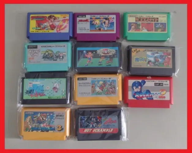 11 Jogos originais para famicom Nintendinho 