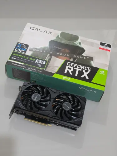 Placa De Vídeo Galax Oc Series Rtx 3070 8gb (Usado)