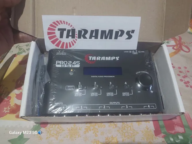 Processador de áudio Taramps 4 canais