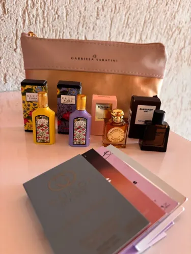 MINI PERFUMES IMPORTADOS - GUCCI FLORA + BURBERRY 
