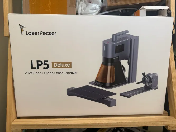 Gravadora a Laser LaserPecker LP5 Deluxe 20W Fiber + Diode
