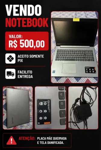 Vende-se notebook Lenovo