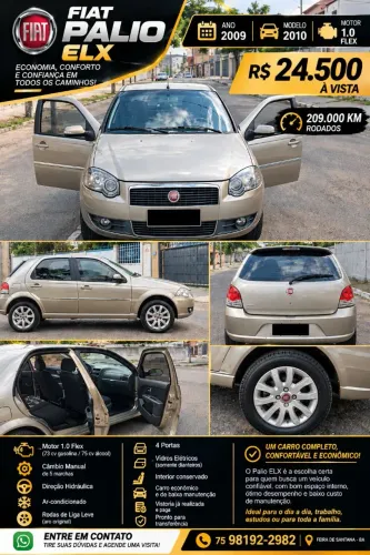 Fiat Palio ELX 1.0 Fire/30 Anos F. Flex 8V 4P 2010