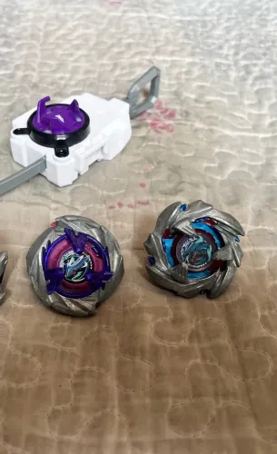 Beyblade x lote, Shark Scale, cobalt dragon, lançador