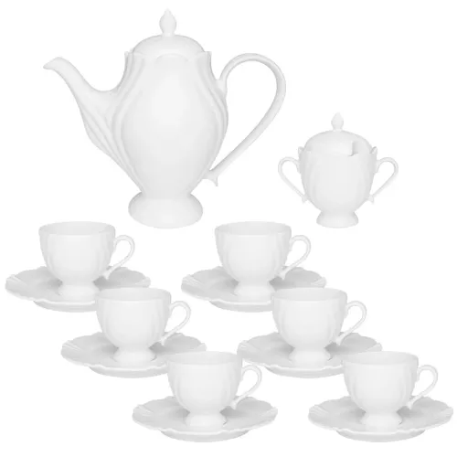 Jogo de Café 14 Peças Soleil White Oxford