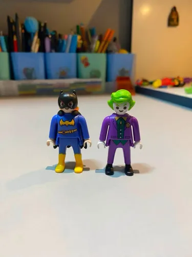 Playmobil, Batgirl e Coringa, Coleção Kinder Ovo 