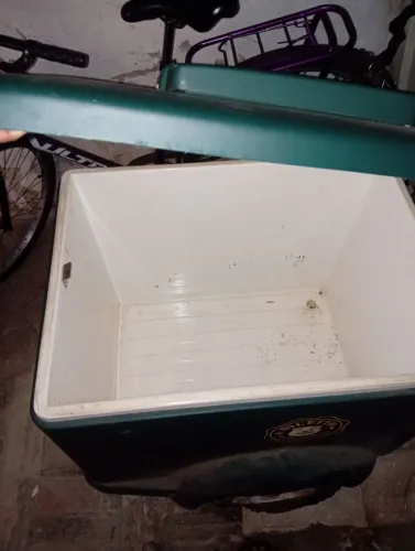 Carrinho de sorvete estilo tina 300 litros