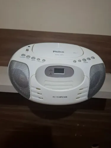 Som - Boombox Philco - CD, MP3, RÁDIO FM...
