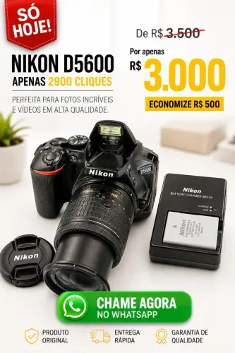 NIKON D5600 - 2900 cliques