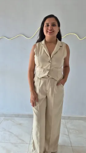 conjunto alfaiataria pantalona
