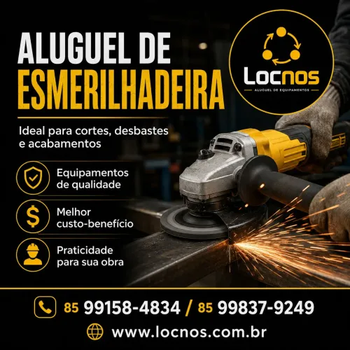 Aluguel de lixadeira esmerilhadeira