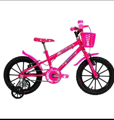 Bicicleta Infantil Aro 16 Rosa/ Verde