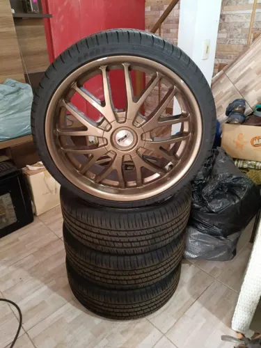 4 PNEUS DURABLE SPORT D +  rodas TSW KAYALAMI ARO 20  PNEU 225/35