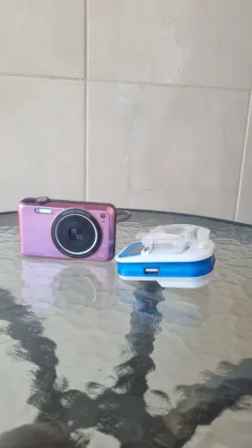 Câmera digital samsung es68 rosa