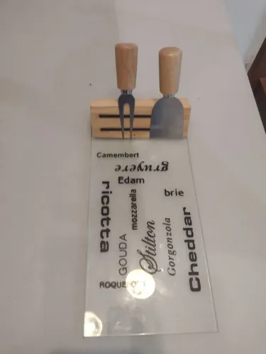 Kit tabua de cortes para queijos