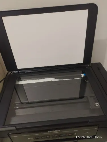 Impressora Epson l395 com wi-fi com manual CD de instalação tudo como vem de fábrica