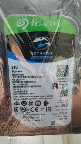 HD 2TB Skyhawk para CFTv lacrado