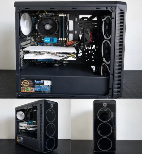 Computador AMD FX 6300 (6 Cores e 6 nucleos) - 8 Gb memória RAM - RX 580 8 GB - SSD 500 Gb