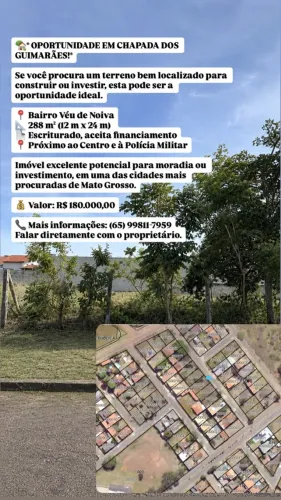 OPORTUNIDADE EM CHAPADA DOS GUIMARÃES!