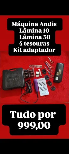 Kit tosa Andis banho e tosa 