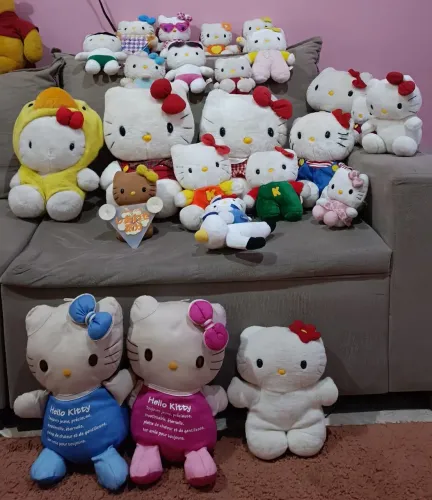 A partir de R$50,00 vende-se Hello Kitty, Pooh, tororó- Pelúcias Originais