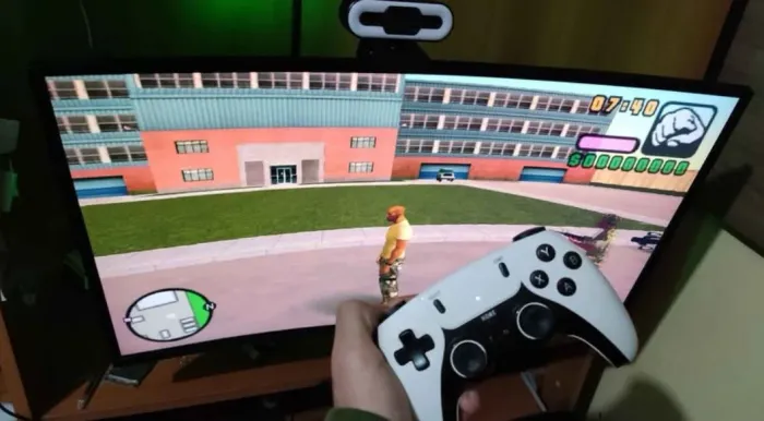 Gamer Stick 2 controle sem fio vários emuladores 256GB
