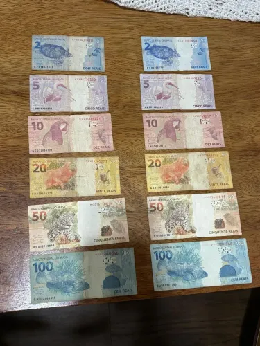 Notas de reais colecionáveis 