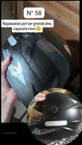 Capacete novo N58