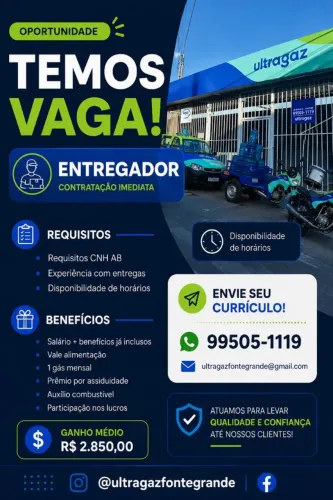 ENTREGADOR DE GÁS