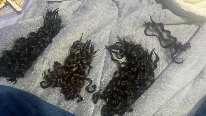 Cabelo 100% humano 180g
