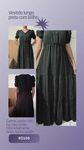 Vestido longo NOVO