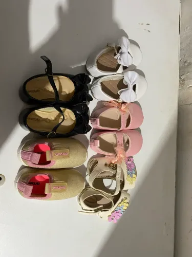 Lote sapatos bebê 18 e 19