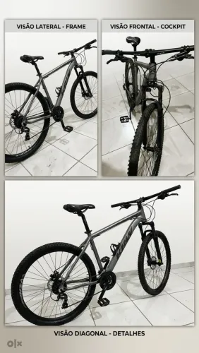 Bicicleta Aro 29 KRW Alumínio Shimano / Freio hidráulico