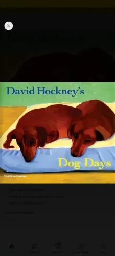 Livro David Hockney's Dog Days - Novo Importado