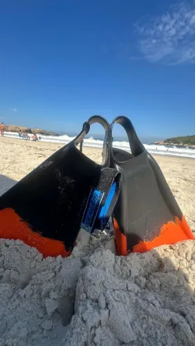 Pé de Pato BodyBoard Viper semi novo - Nadadeiras 
